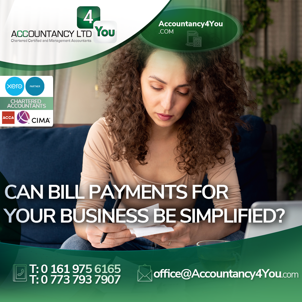 Can bill payments for your business be simplified? - Accountancy4you